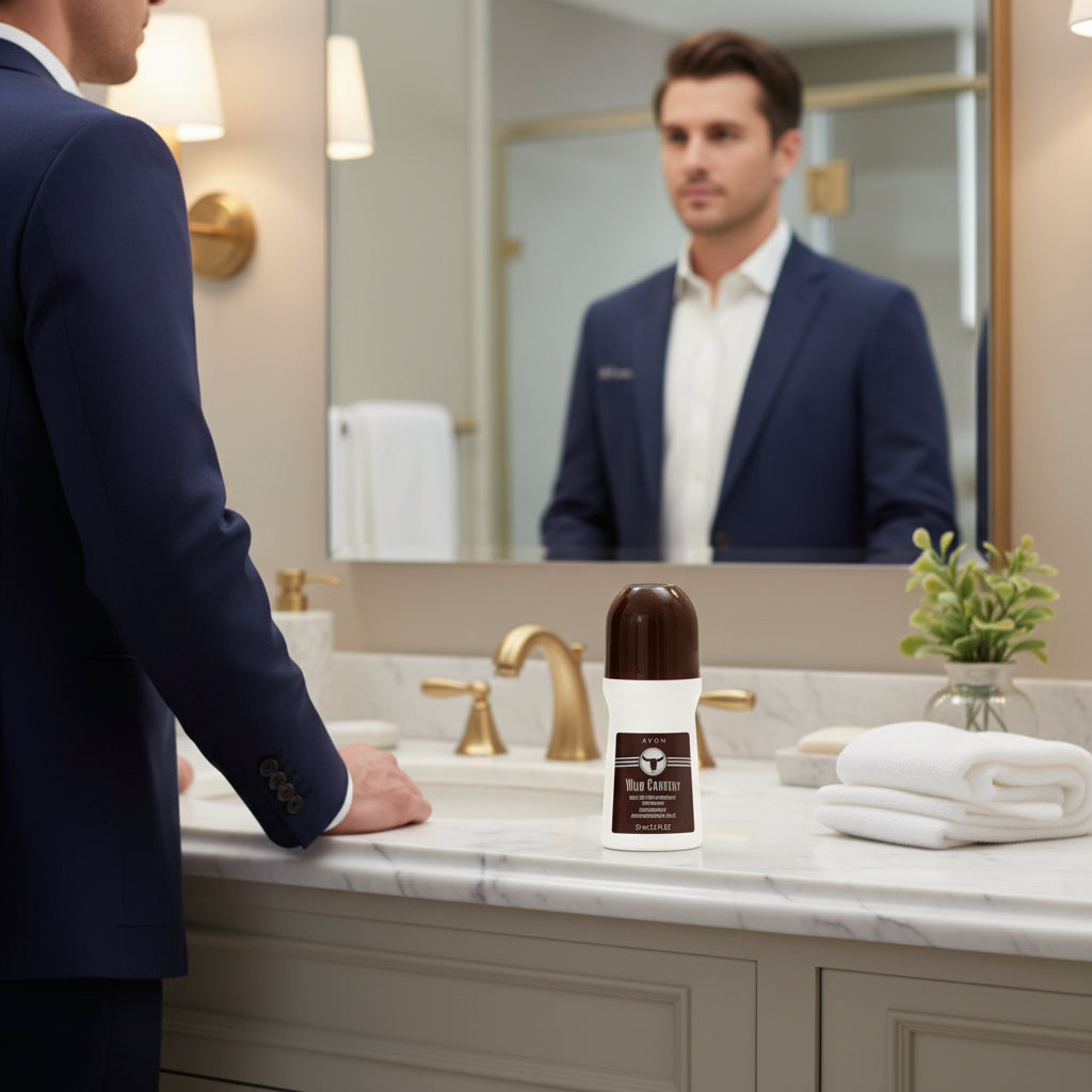 Avon Wild Country Roll-On Antiperspirant Deodorant for Men 2.6 oz (75 mL) – 6 Pack