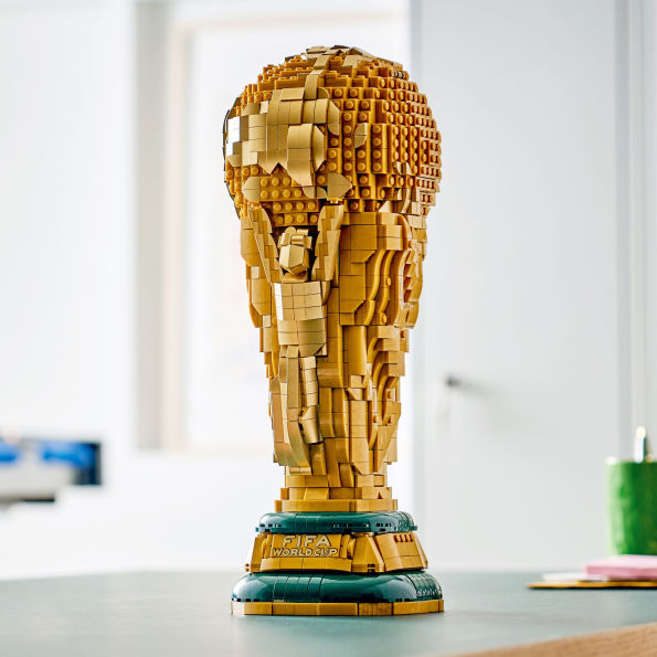 LEGO FIFA World Cup Official Trophy 43020 Building Set – 2,842 PCS Soccer Collectible Display Model