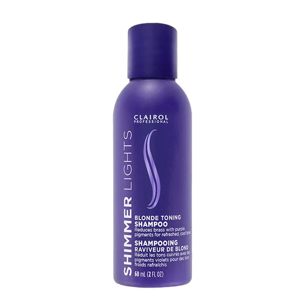 Clairol Professional Shimmer Lights Blonde Toning Hair Care Gift Bundle Shampoo, Conditioner & 2 FREE Masks, 1 FREE Mini Shampoo (5-Piece Set)