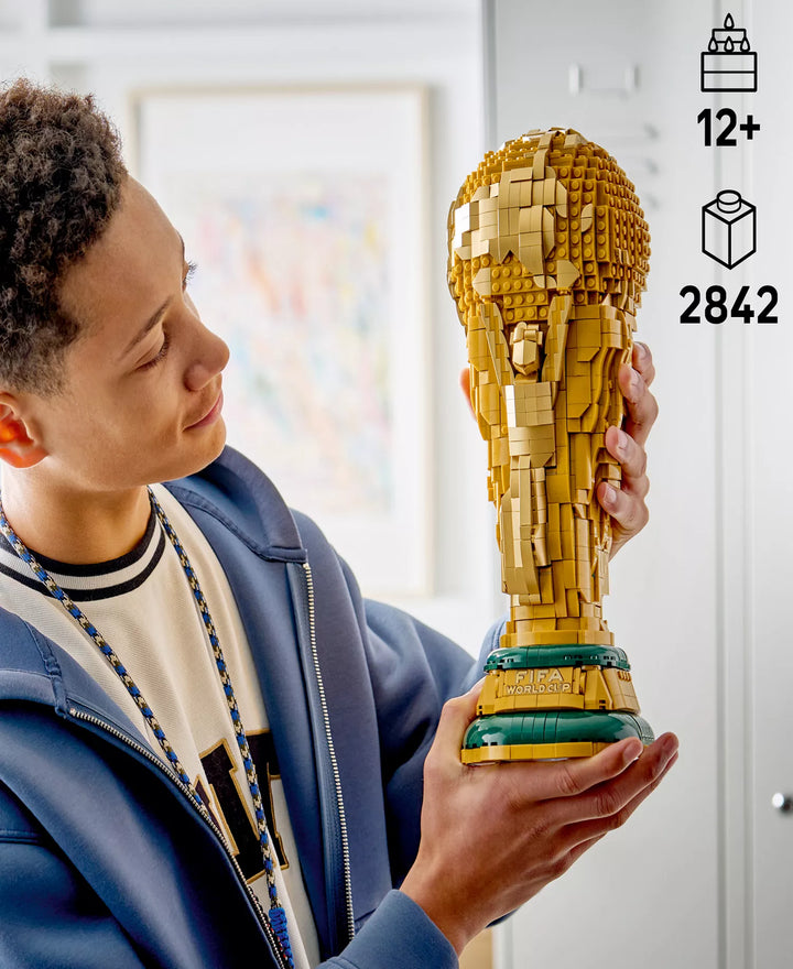 LEGO FIFA World Cup Official Trophy 43020 Building Set – 2,842 PCS Soccer Collectible Display Model