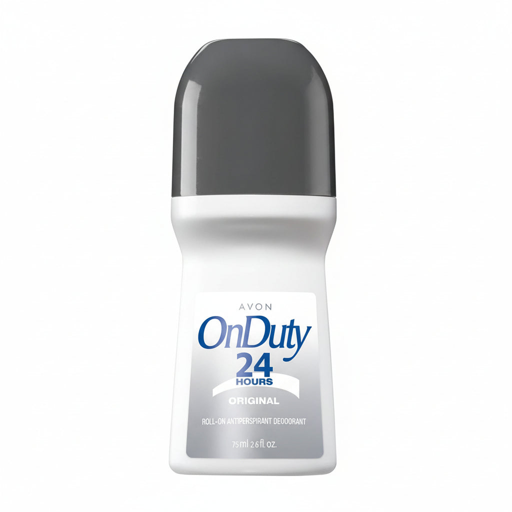 Avon On-Duty Original 24-Hour Roll-On Deodorant 2.6 oz – 12 Pack