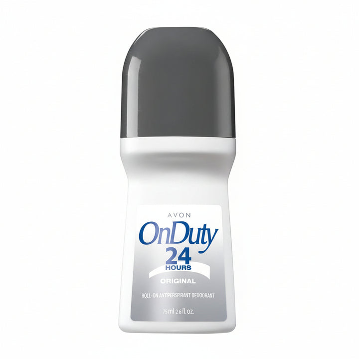 Avon On-Duty Original 24-Hour Roll-On Deodorant 2.6 oz – 12 Pack