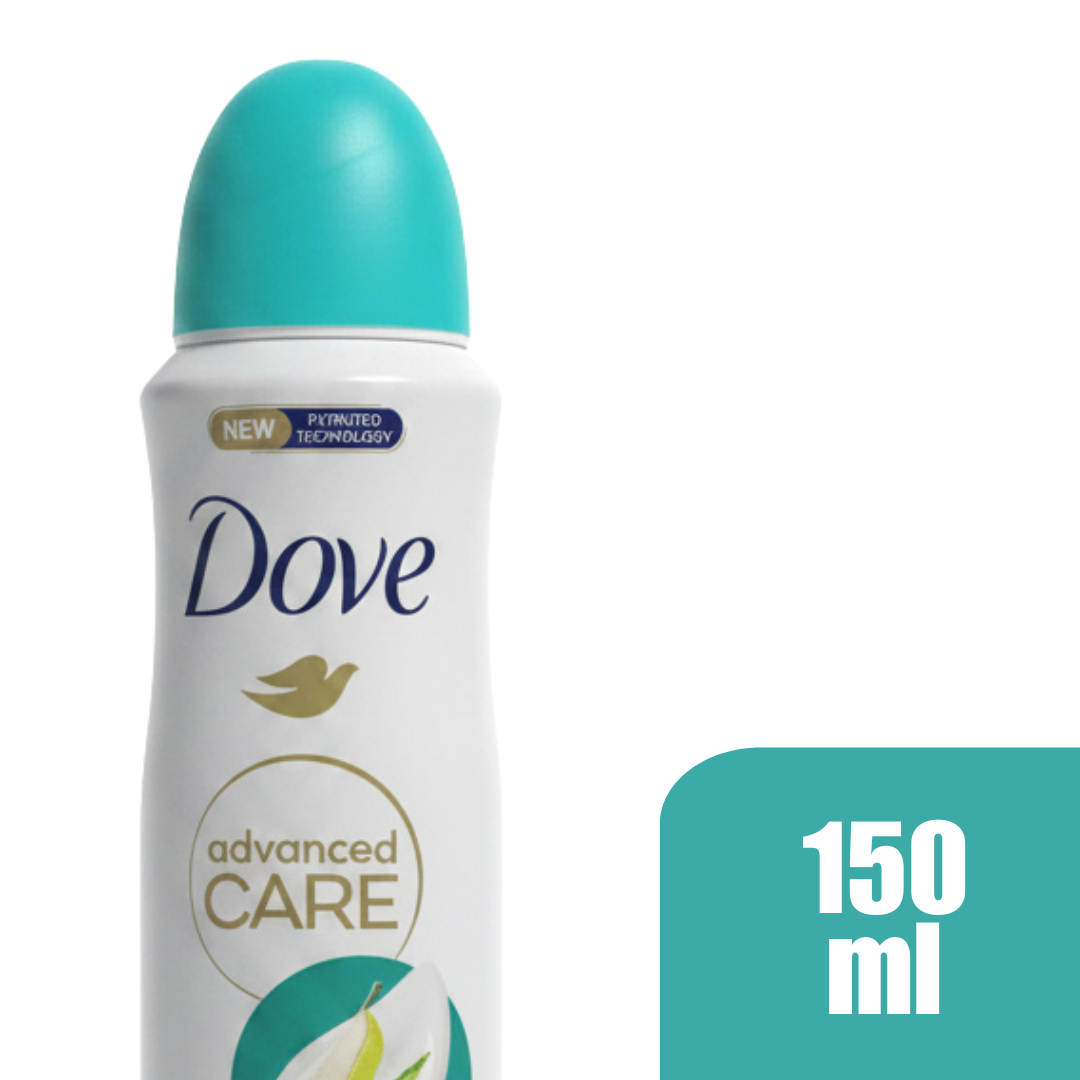 Dove Advanced Care Go Fresh Antiperspirant Deodorant Pear & Aloe Vera 72H Protection 0% Alcohol Triple Moisturizing Technology 6-Pack