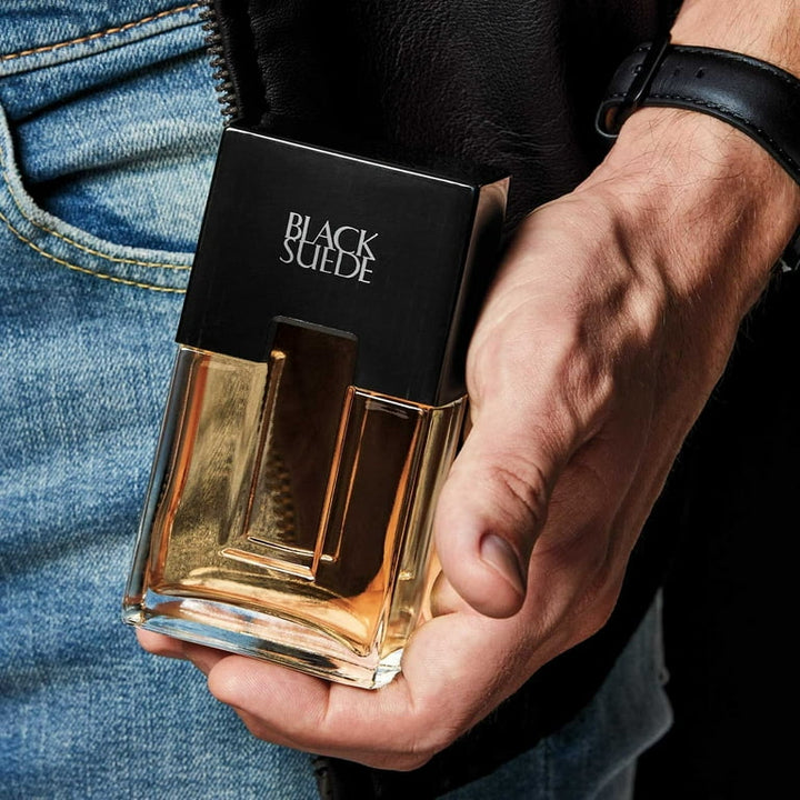 Avon Black Suede Eau de Toilette Spray for Men, 3.4 fl oz (100 ml) | Classic Masculine Fragrance with Woodsy & Leather Notes