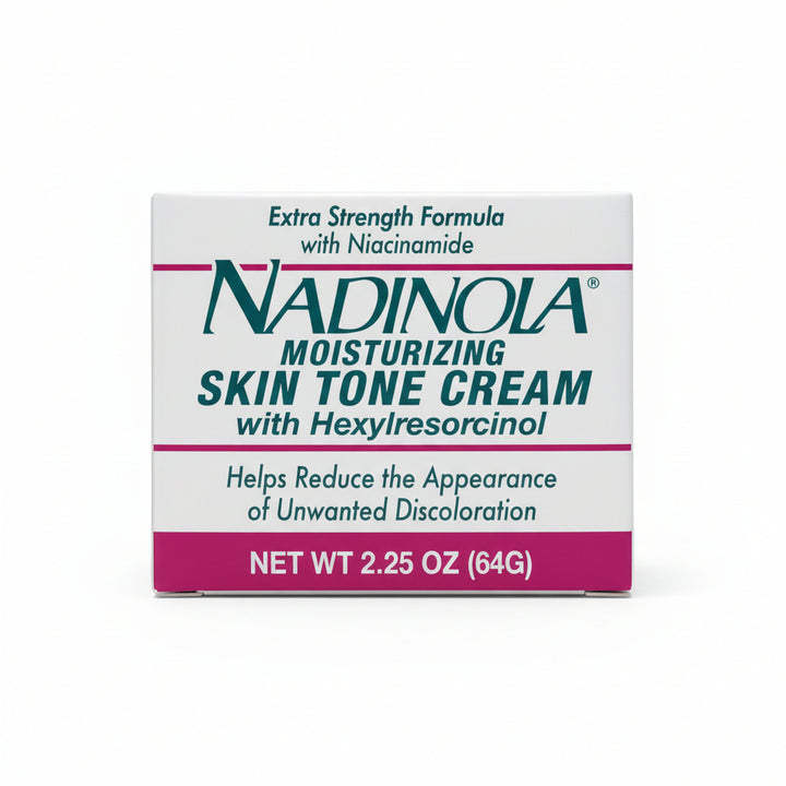 Nadinola Moisturizing Skin Tone Cream with Niacinamide & Hexylresorcinol – 2.25 oz (2 Pack)
