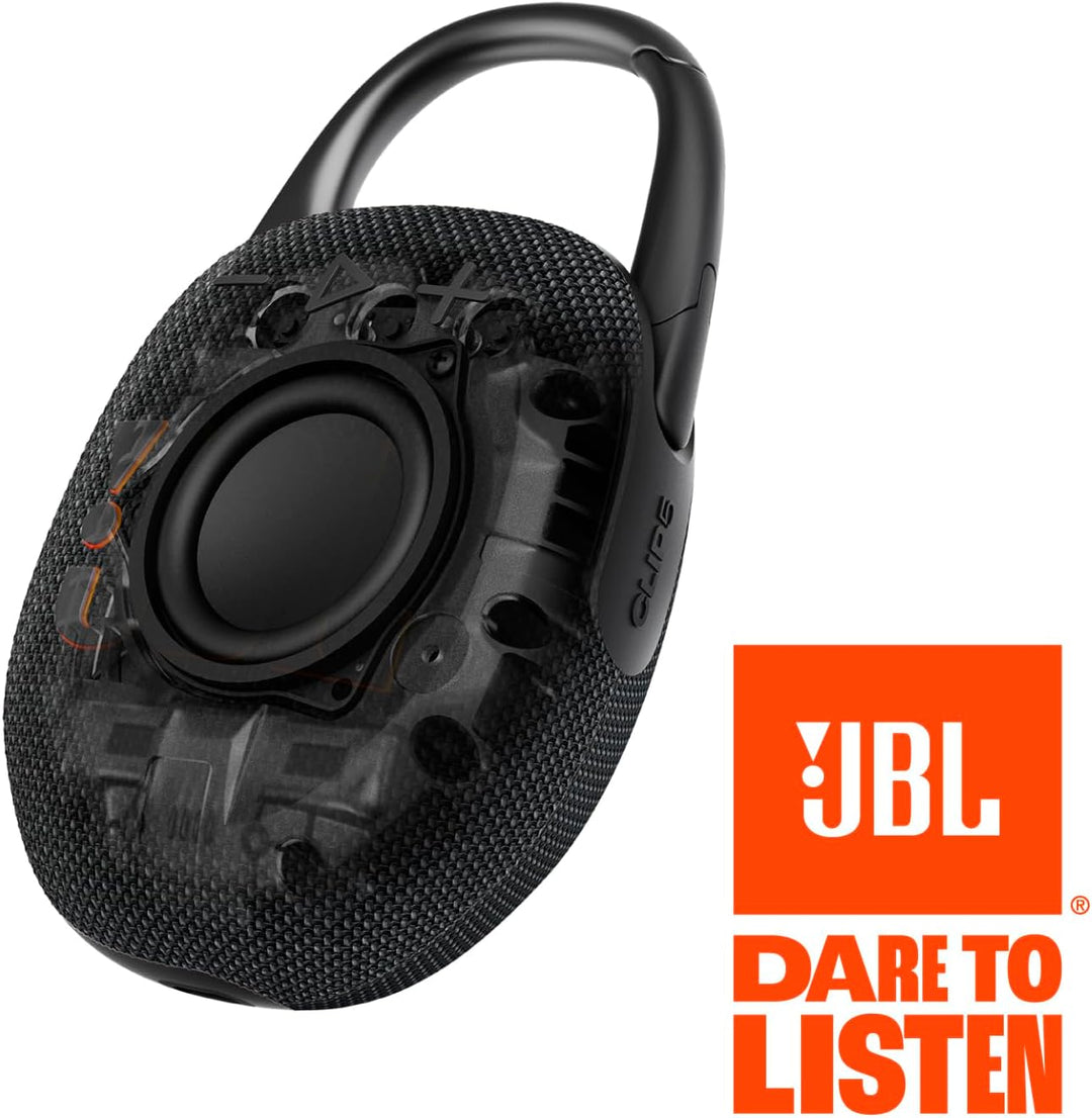 JBL Clip 5 Bluetooth Speaker (Pink) - Model: JBLCLIP5PINKAM | IP67 Waterproof, Built-in Carabiner, 12H Playtime, USB-C, PartyBoost, Made with Recycled Materials