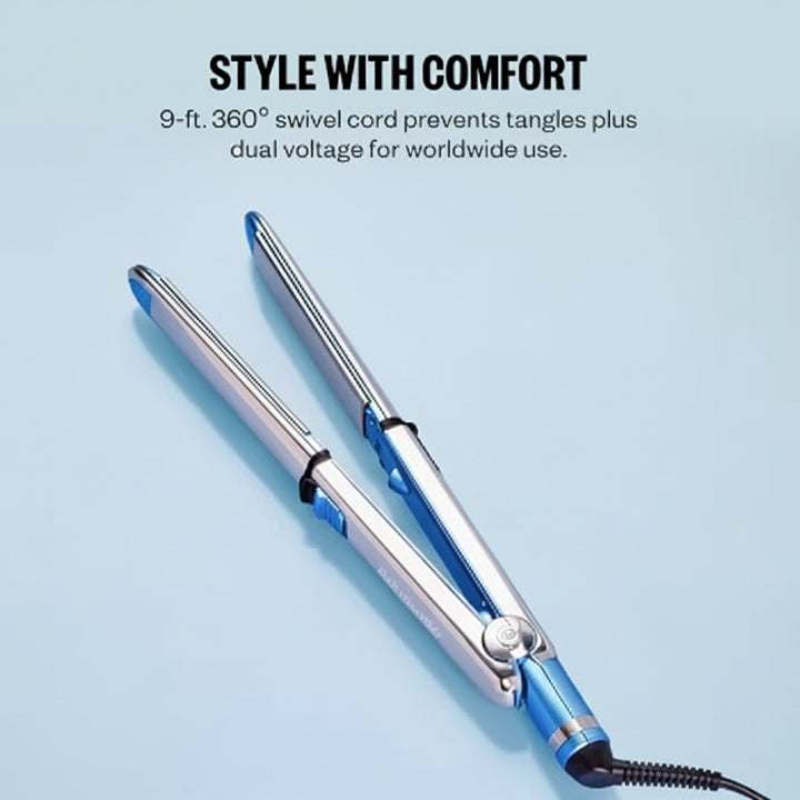 BaBylissPRO Nano Titanium Prima3100 1" Styling Iron Dual Voltage 465°F BNT3100TUC