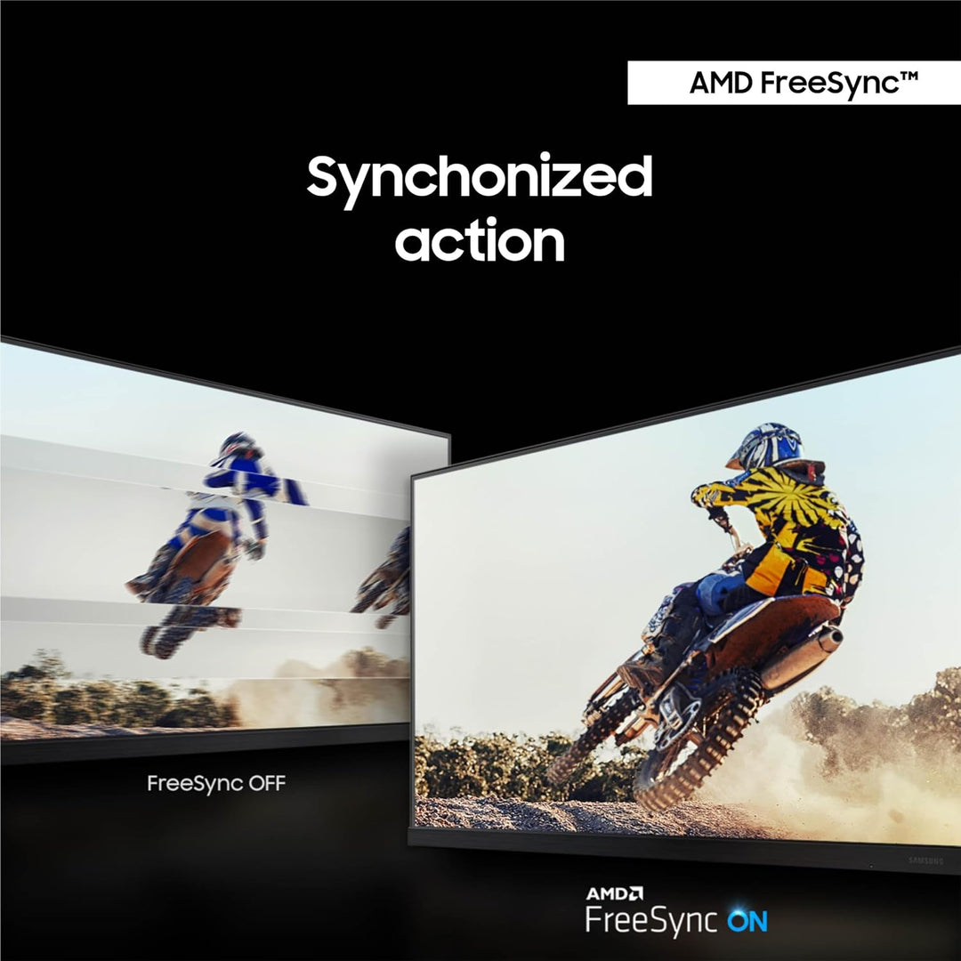 Samsung 27' T35F Series FHD 1080p Computer Monitor, 75Hz, IPS Panel, HDMI, VGA (D-Sub), AMD FreeSync, Wall Mountable, Game Mode, 3-Sided Border-Less, Eye Care, LF27T350FHNXZA