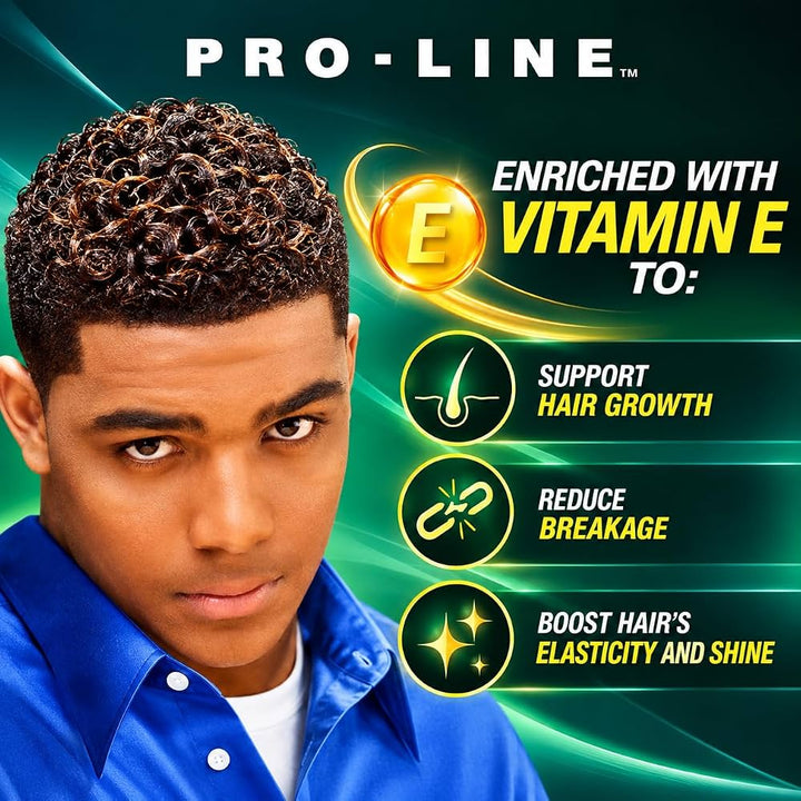 Pro-Line Comb-Thru Texturizer, Regular Strength, No-Lye Hair Texturizing Kit, 3-Pack