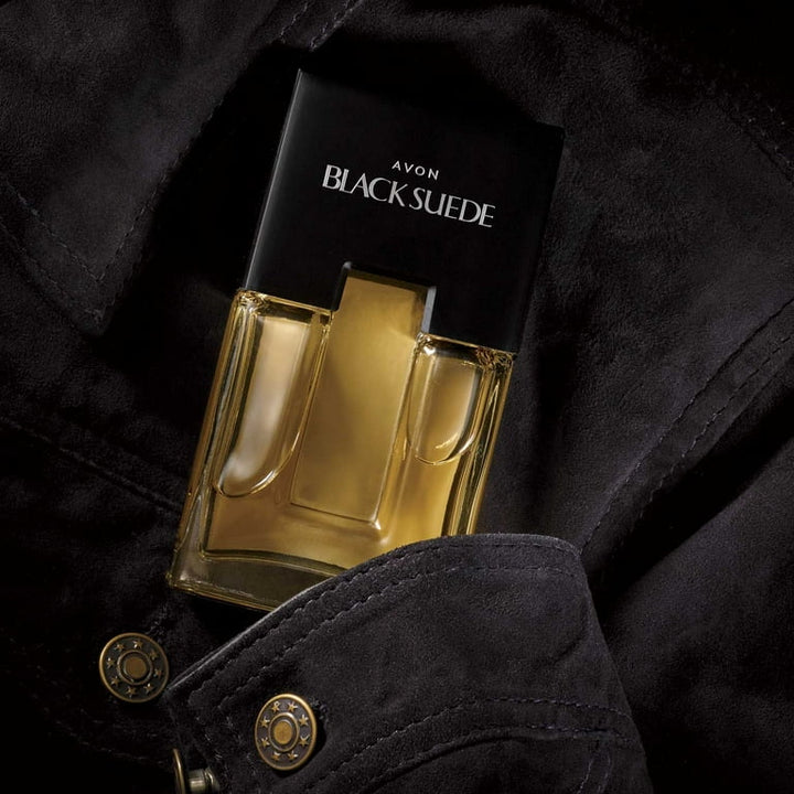 Avon Black Suede Cologne Spray for Men 3.4 oz (100 mL) (2 Pack)