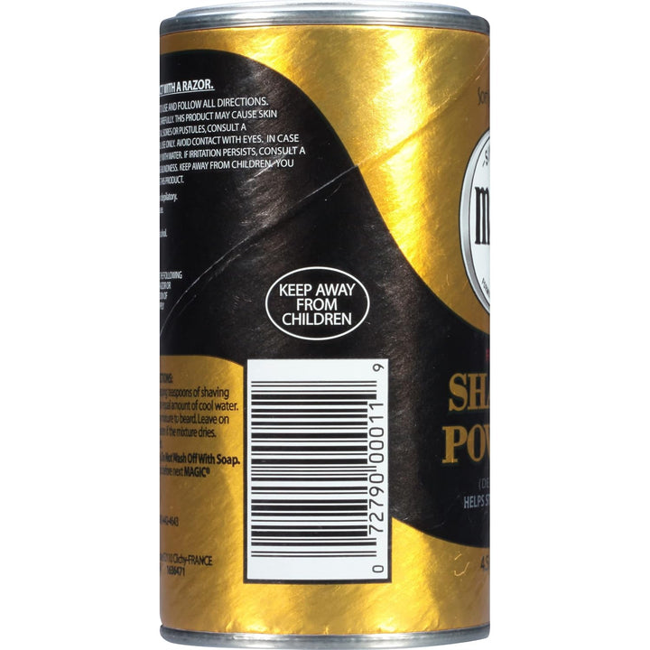 SoftSheen-Carson Magic Shave Gold Razorless Shaving Powder for Men, 4.5 oz (Pack of 6) | Hair Removal Cream, Helps Reduce Razor Bumps & Ingrown Hairs, Fragrant