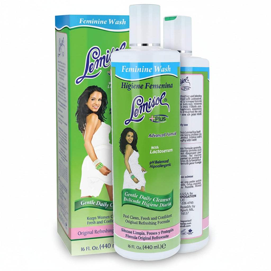 Lemisol Plus Gentle Daily Cleanser Original Refreshing Formula 16 oz – 3 Pack
