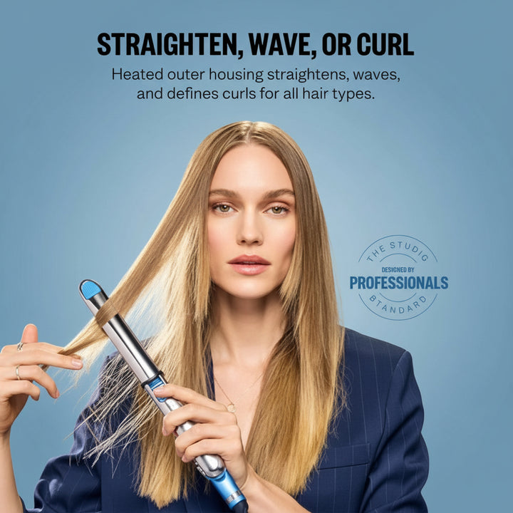 BaBylissPRO Nano Titanium Prima3100 1" Styling Iron Dual Voltage 465°F BNT3100TUC