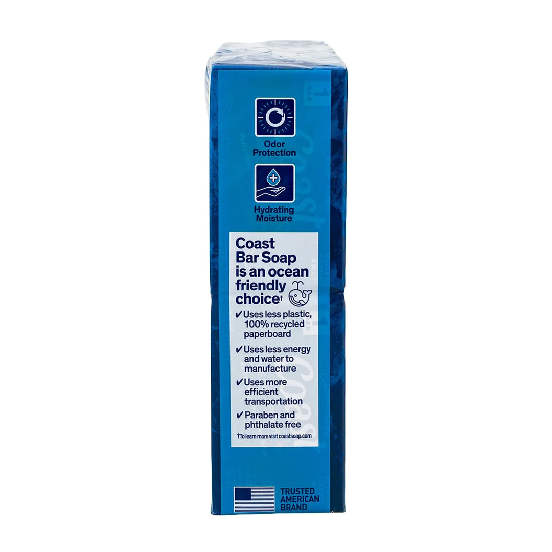 Coast Classic Scent Deodorant Soap 4 oz Bars (16 Pack) – Refreshing Clean