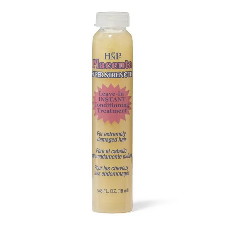 HNP Placenta Super Strength Leave-In Instant Conditioning Treatment for Extremely Damaged Hair 18 x 18mL (5/8 fl oz)