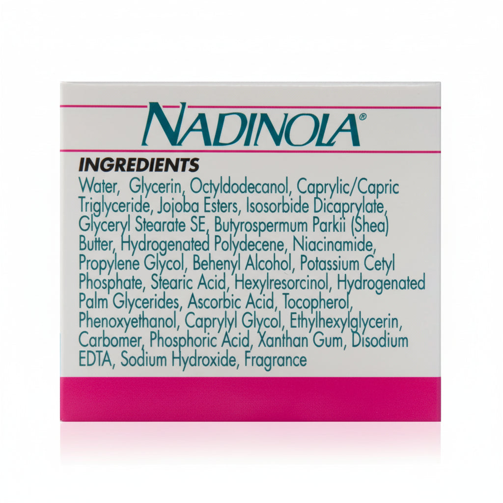 Nadinola Moisturizing Skin Tone Cream with Niacinamide & Hexylresorcinol – 2.25 oz (2 Pack)