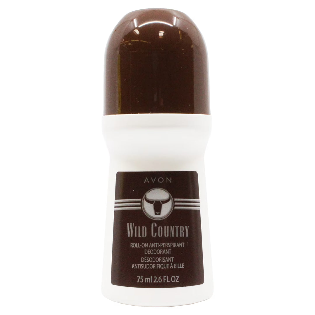 Avon Wild Country Roll-On Antiperspirant Deodorant for Men 2.6 oz (75 mL) – 12 Pack