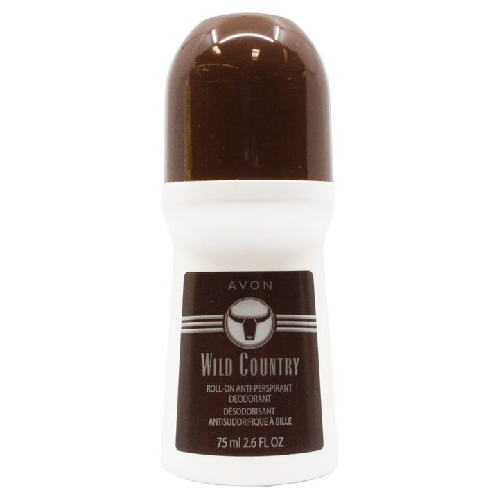 Avon Wild Country Roll-On Antiperspirant Deodorant for Men 2.6 oz (75 mL) – 6 Pack