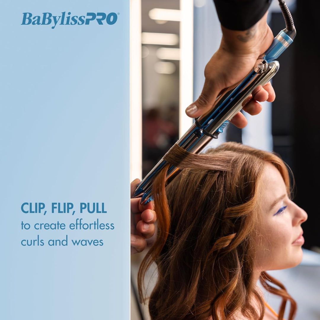 BaBylissPRO Nano Titanium Prima3100 1" Styling Iron Dual Voltage 465°F BNT3100TUC