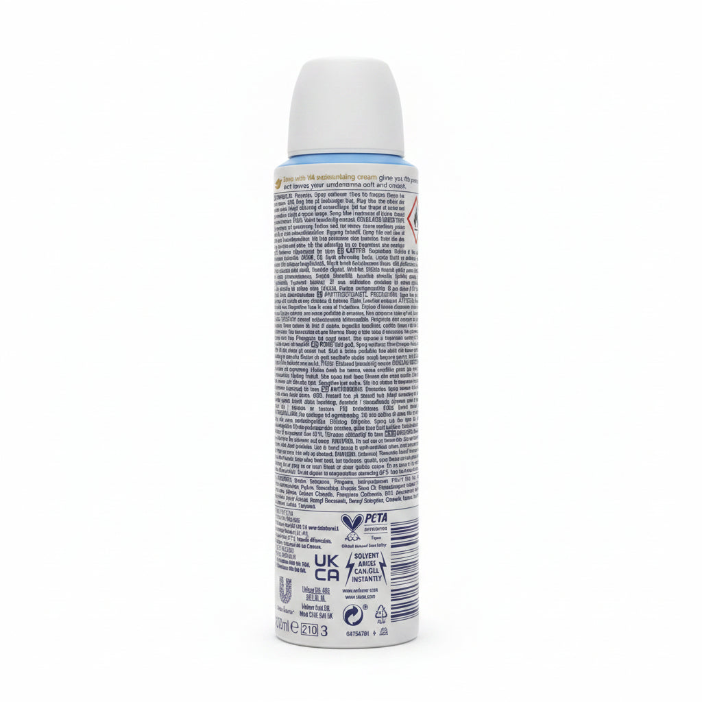 Dove Classic Fresh Antiperspirant Deodorant Aerosol Spray 48H Protection Long Lasting Fragrance 1/4 Moisturizing Cream 0% Alcohol 6-Pack