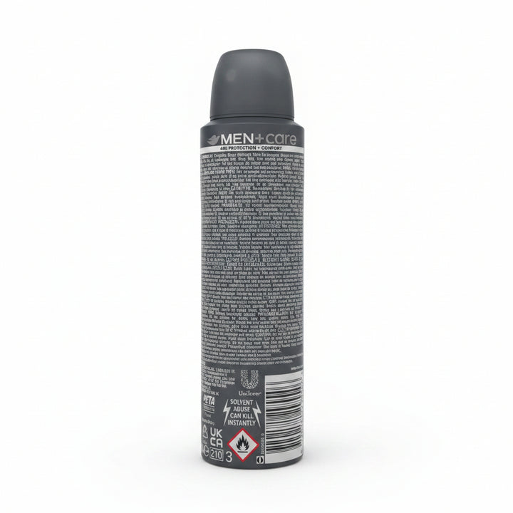 Dove Men+Care Classic Antiperspirant Deodorant Aerosol Spray 150ml 48H Protection Quick Drying Skin Care Formula 6-Pack