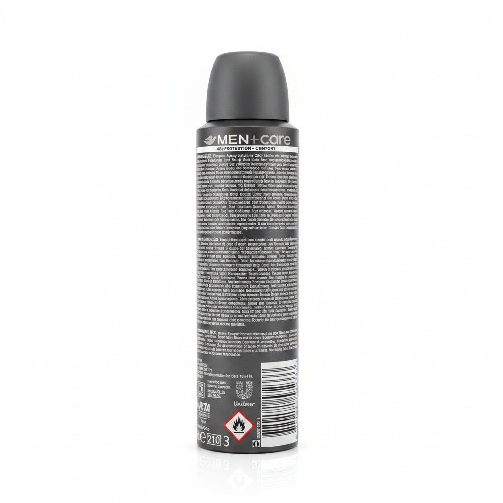 Dove Men+Care Energizing Antiperspirant Spray, 48H Protection, Quick-Drying Formula, Skin Care Technology, 150ml (Pack of 6)