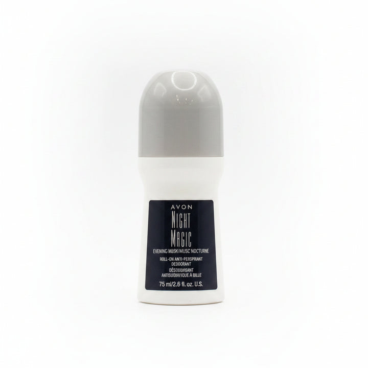 Avon Night Magic Evening Musk Roll-On Antiperspirant Deodorant 75 mL / 2.6 fl oz, 12-Pack