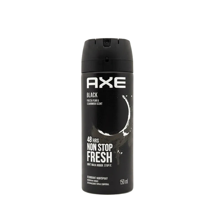 AXE Black Deodorant Body Spray Frozen Pear & Cedarwood Scent 48H Fresh 150ml (6-Pack) Imported