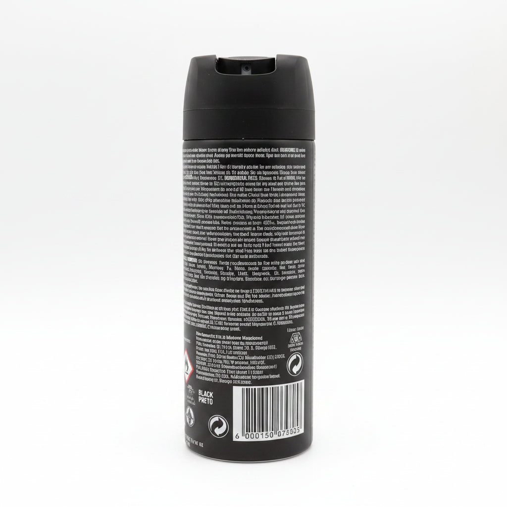 AXE Black Deodorant Body Spray Frozen Pear & Cedarwood Scent 48H Fresh 150ml (6-Pack) Imported