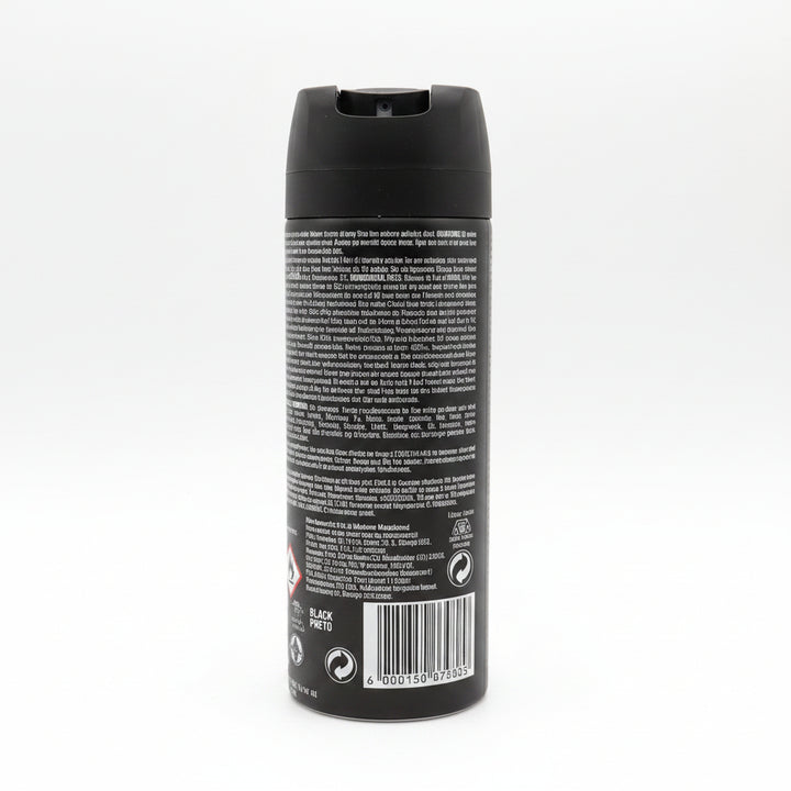 AXE Black Deodorant Body Spray Frozen Pear & Cedarwood Scent 48H Fresh 150ml (6-Pack) Imported