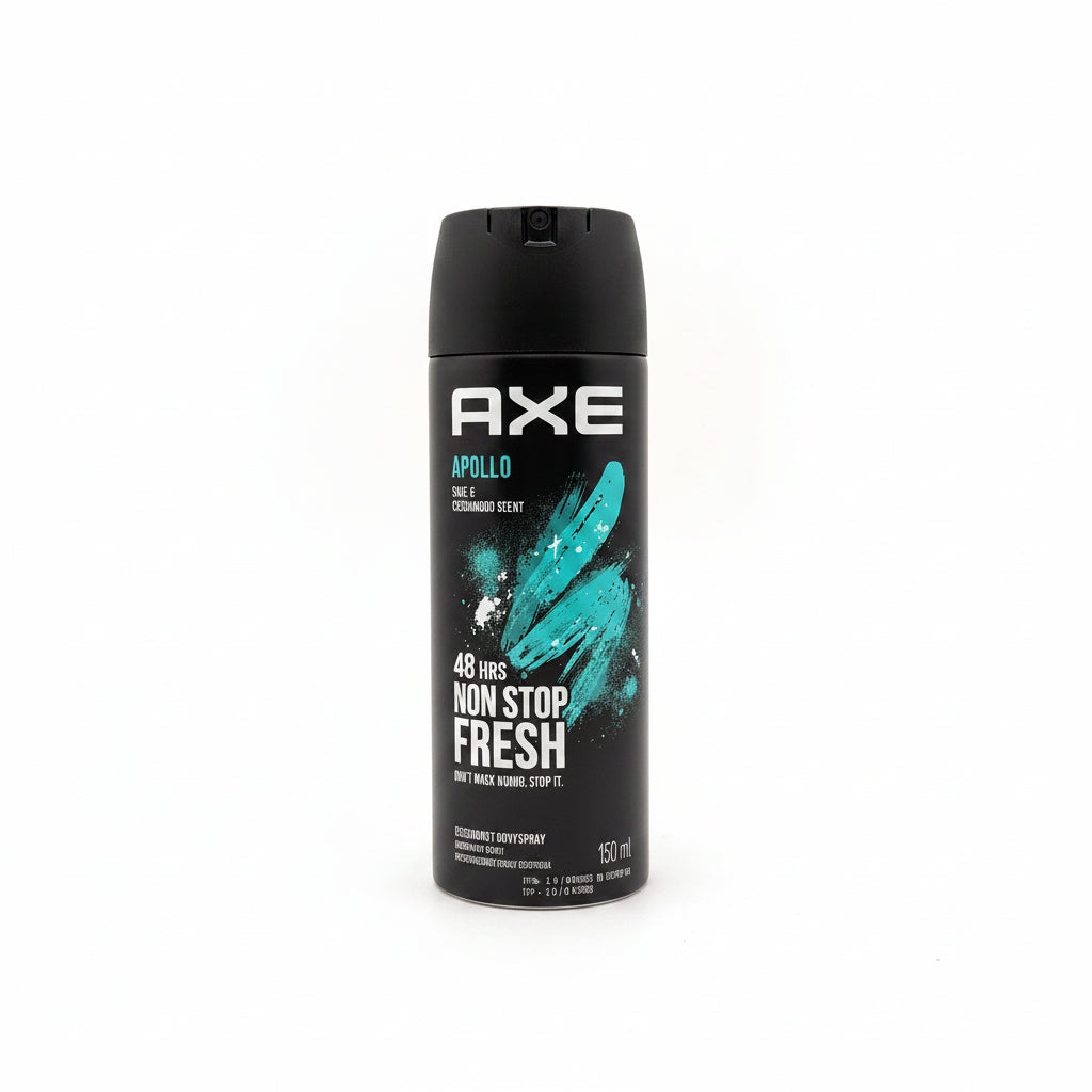 AXE Apollo Deodorant Body Spray Sage & Cedarwood Scent 48H Fresh 150ml (6-Pack) Imported