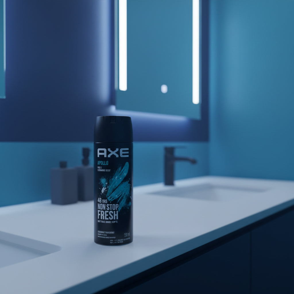 AXE Apollo Deodorant Body Spray Sage & Cedarwood Scent 48H Fresh 150ml (6-Pack) Imported