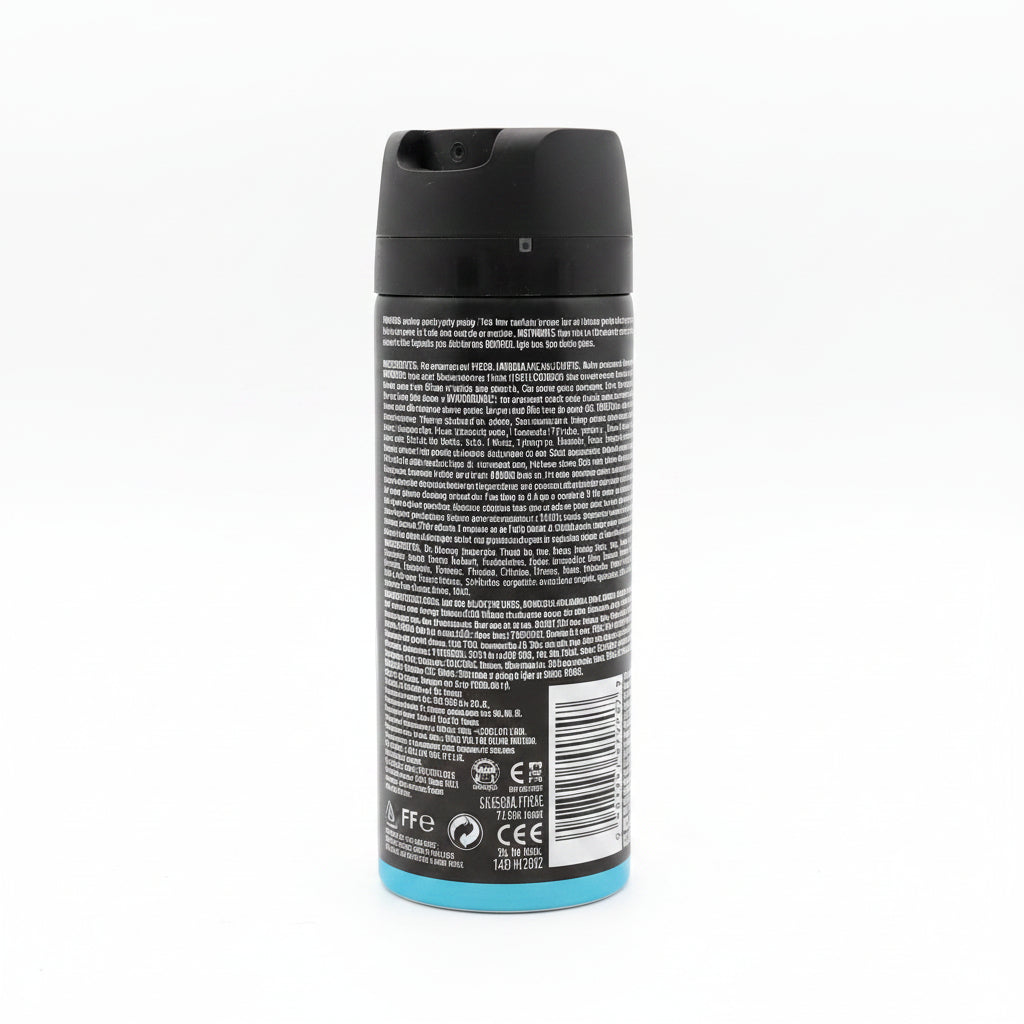 AXE Ice Chill Iced Mint & Lemon Deodorant Body Spray 150ml (2.6 fl oz) 48H Freshness 6-Pack Imported