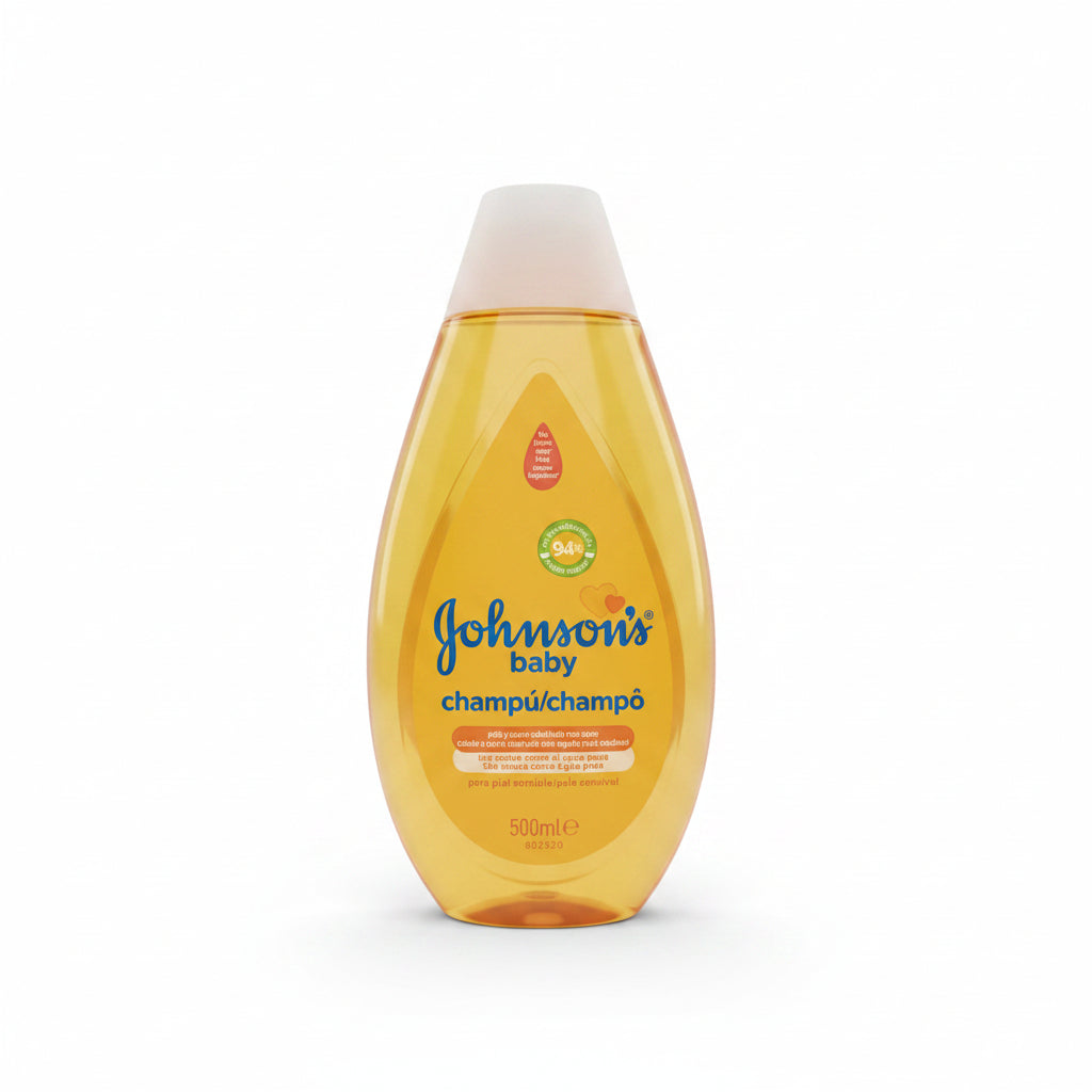 Johnson's Baby Shampoo for Sensitive Skin 94% Natural Origin 500mL (16.9 fl oz) 2-Pack