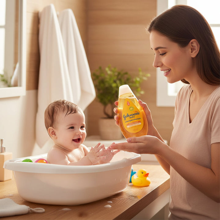 Johnson's Baby Shampoo for Sensitive Skin 94% Natural Origin 500mL (16.9 fl oz) 2-Pack