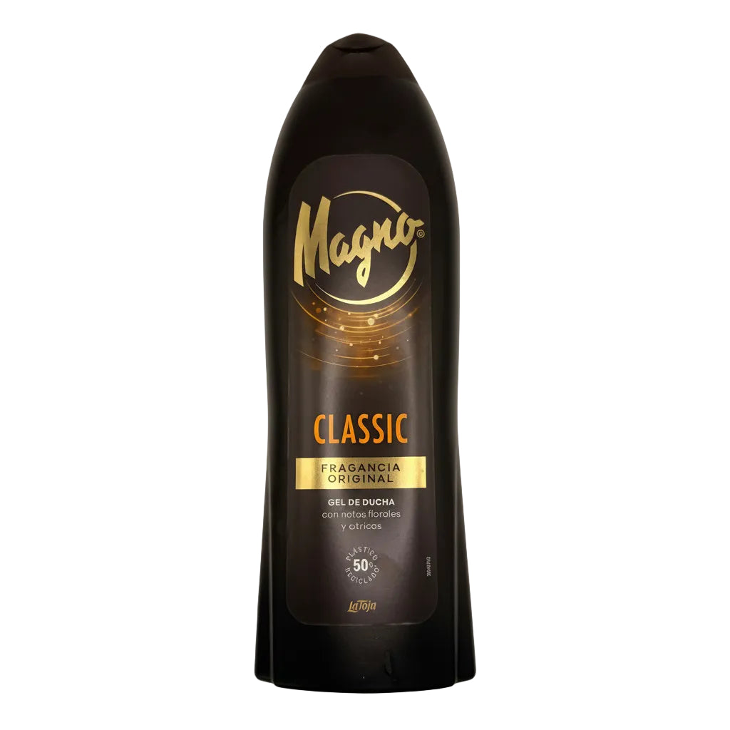 Magno Classic Original Fragrance Shower Gel 600mL | Floral & Citrus Scent | 50% Recycled Bottle