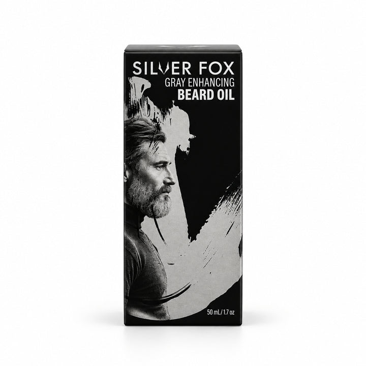 Silver Fox Gray Enhancing Beard Oil, 50 ml / 1.7 fl oz