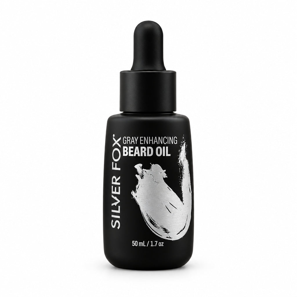 Silver Fox Gray Enhancing Beard Oil, 50 ml / 1.7 fl oz