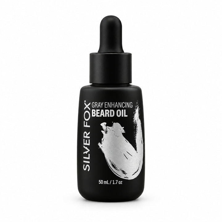 Silver Fox Gray Enhancing Beard Oil, 50 ml / 1.7 fl oz