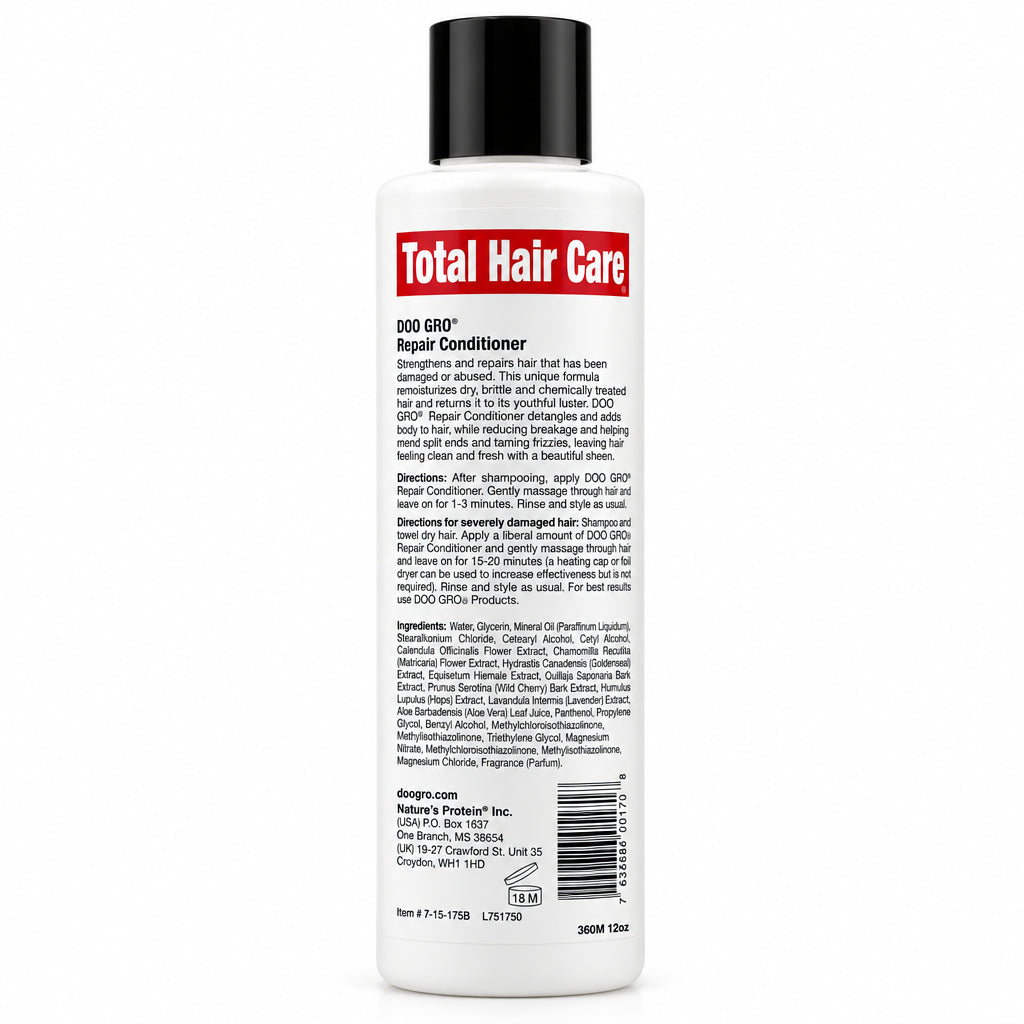 Doo Gro Repair Conditioner – Total Hair Care, Strengthens & Repairs Hair, Helps Reduce Breakage, 296 mL (10 fl oz)