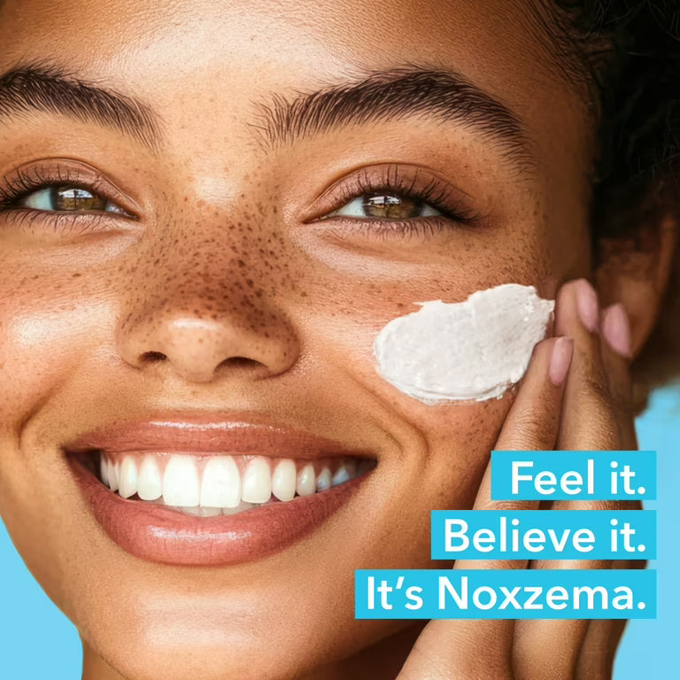 Noxzema Moisturizing Cleansing Cream Facial Cleanser 12 oz (2 Pack)