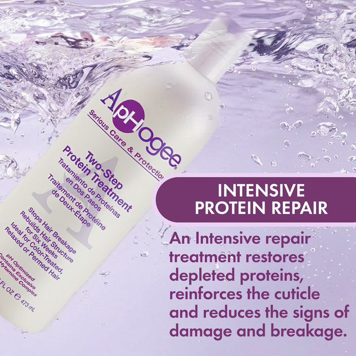ApHogee Serious Care & Protection Hair Care Set – Shampoo for Damaged Hair & Balancing Moisturizer, 2-Pack, 16 fl oz Each