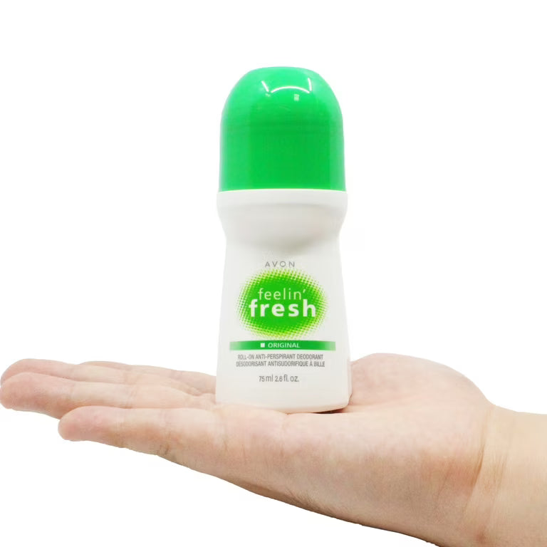 Avon Feeling Fresh Roll-On Antiperspirant Deodorant 2.6 oz (75 mL) – 12 Pack