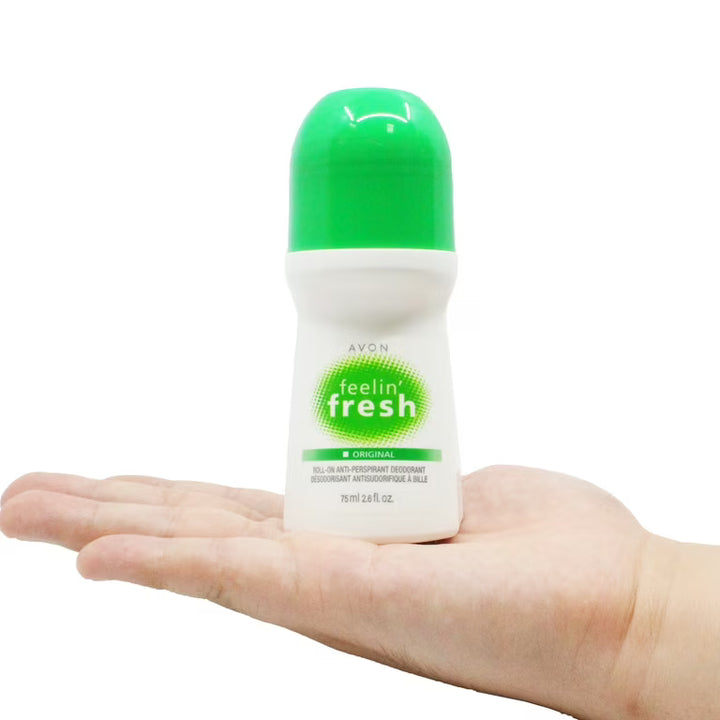 Avon Feeling Fresh Roll-On Antiperspirant Deodorant 2.6 oz (75 mL) – 12 Pack