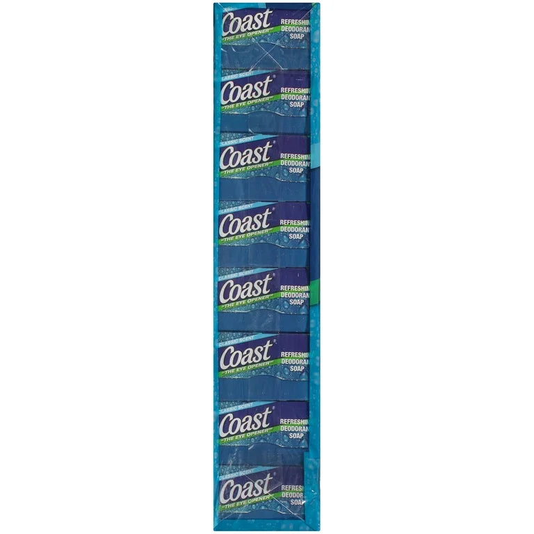 Coast Classic Scent Deodorant Soap 4 oz Bars (16 Pack) – Refreshing Clean