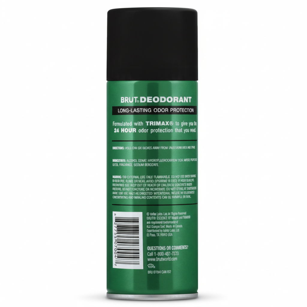 Brut Original Scent Deodorant Spray 10 oz – Aerosol Low VOC (3 Pack)
