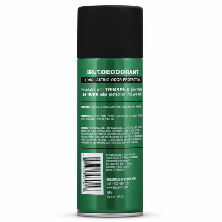 Brut Original Scent Deodorant Spray 10 oz – Aerosol Low VOC (3 Pack)