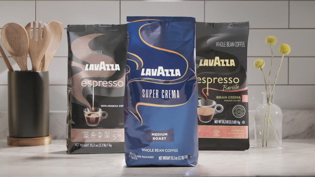 Lavazza Espresso Whole Bean Coffee, Medium Roast, 100% Arabica, 2.2 lb Bag