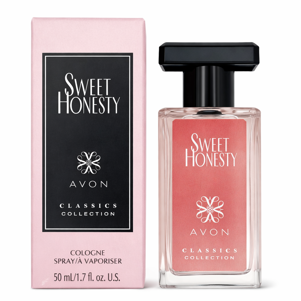 Avon Sweet Honesty Cologne 50ml & Roll-On Antiperspirant Deodorant 75ml Gift Bundle Set